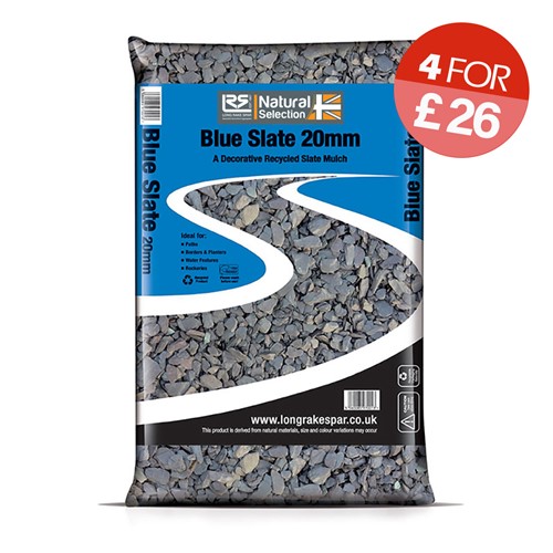 Blue Slate Chippings 20mm - Small Bag