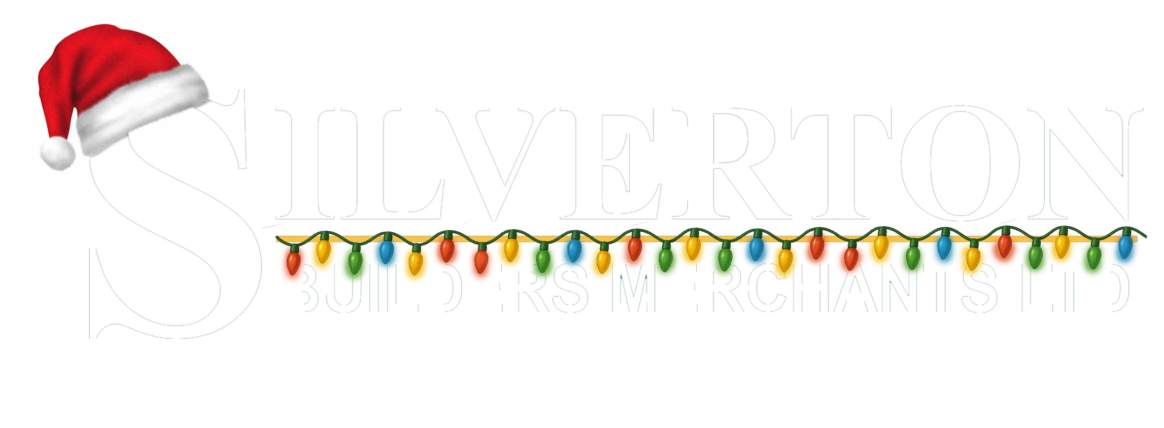 Company Logo with Santa