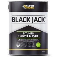Black Jack Bitumen Trowel Mastic - 5L