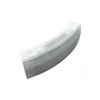 Half Batt Kerb External Radius 125 x 255mm HB 2m