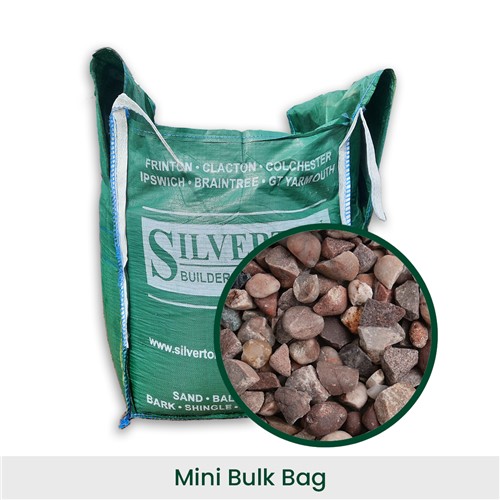 Staffordshire Pink Chippings 14mm - Mini-Bulk Bag