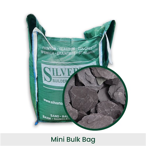 Blue Slate Chippings 40mm - Mini-Bulk Bag