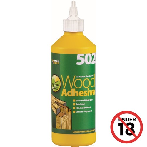 Everbuild Weatherproof Wood Adhesive 500ml