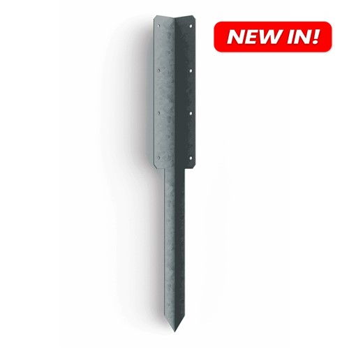 Double Sleeper Pin Corner Bracket: 750mm x 2mm Galvanised