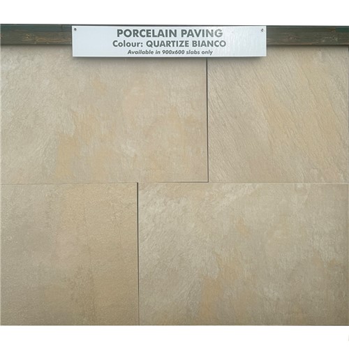 Porcelain Quartize Bianco - 900 x 600 Only  (21.60m² Pack)