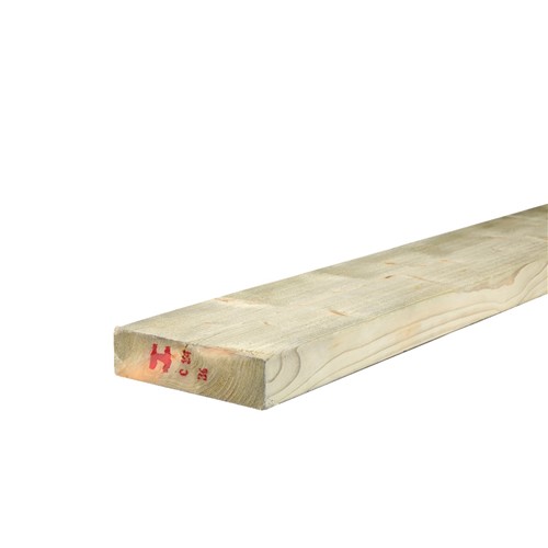 Regularised KD C24 Treated Timber 47mm x 175mm x 6m