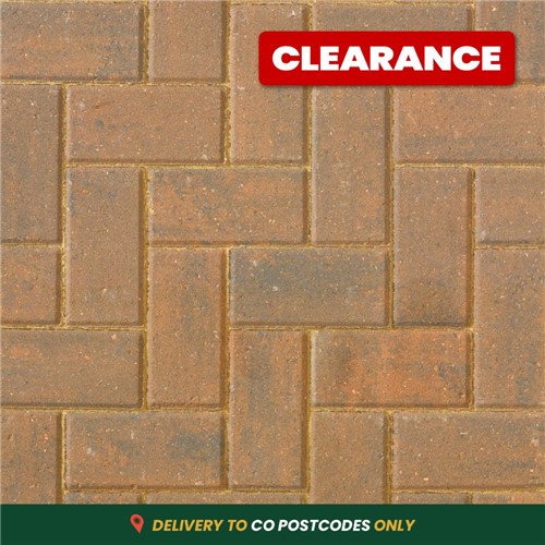 Brett Omega Driveway Block 50mm - Burnt Oak