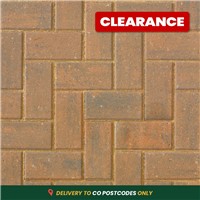 Brett Omega Driveway Block 50mm - Burnt Oak