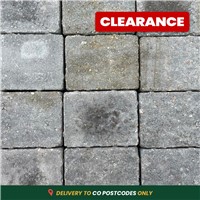 Brett Alpha Antique 50mm Block 105mm x 140mm - Charcoal