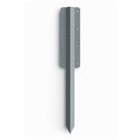 Double Sleeper Pin Straight Bracket: 750mm x 2mm Galvanised