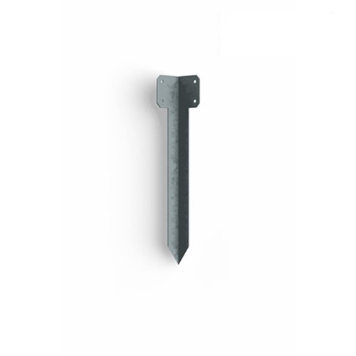 Sleeper Pin Corner Bracket: 365mm x 2mm Galvanised