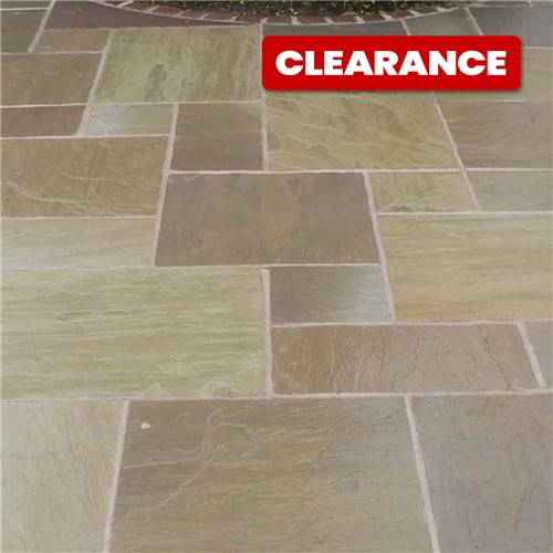 Indian Sandstone Project Pack - Raj Green (15.3m² Full Pack)
