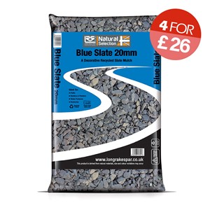 Blue Slate Chippings 20mm - Small Bag