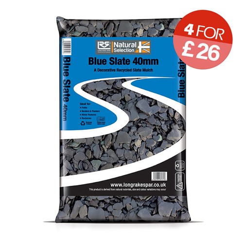 Blue Slate Chippings 40mm - Small Bag