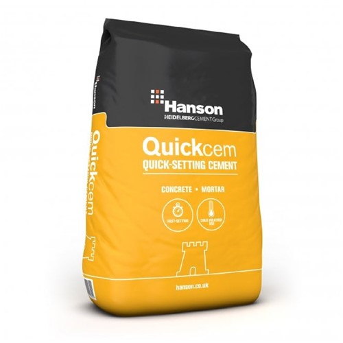 Hanson Quickcem - Quick Setting Cement - 25kg