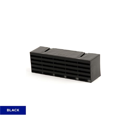 Plastic Airbrick - Black - 9 x 3