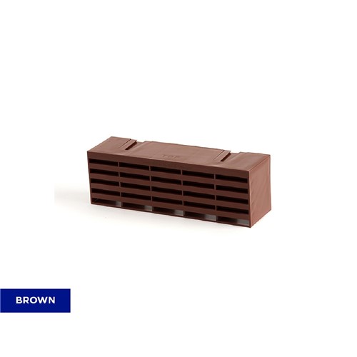 Plastic Airbrick - Brown - 9 x 3