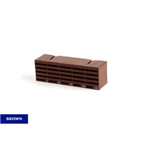 Plastic Airbrick - Brown - 9 x 3