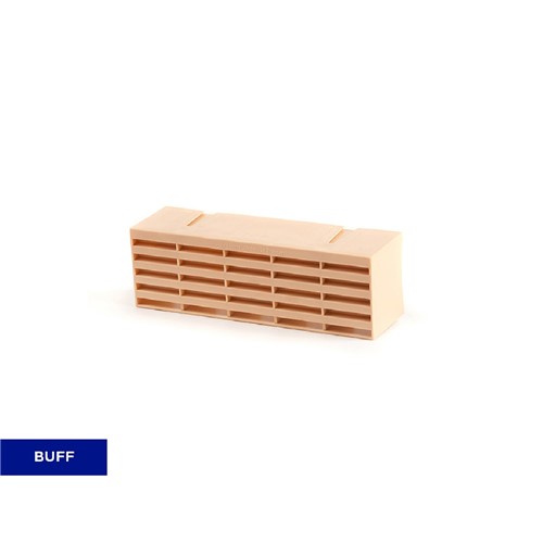 Plastic Airbrick - Buff - 9 x 3