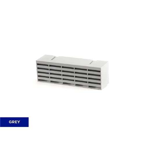 Plastic Airbrick - Grey - 9 x 3