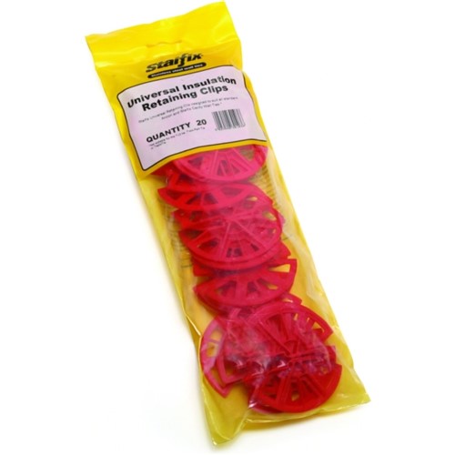 Staifix Insulation Retaining Clips - Bag of 20