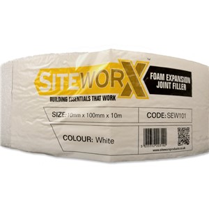 Siteworx Expansion Foam - 10mm x 100mm x 10m Roll