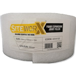 Siteworx Expansion Foam - 10mm x 150mm x 10m Roll