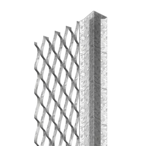 10mm Galvanised Plaster Stop Bead - 2.4m    ( Ref PS10/2.4 )