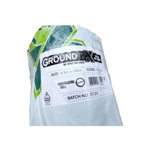 Groundtex Geotextile - Black Woven Folded Fabric - 4.5m x 100m