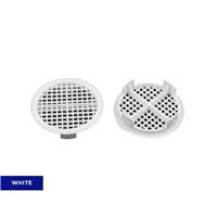 White Push-in Soffit Vent 70mm