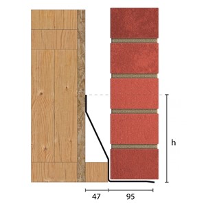 Catnic Timber Frame Steel Lintel CTF5 - 1350mm