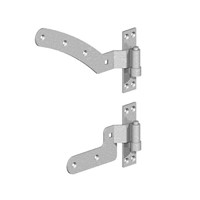 Gatemate 12" Curved Rail Hinge Kit - Right Handed -  Galvanised
