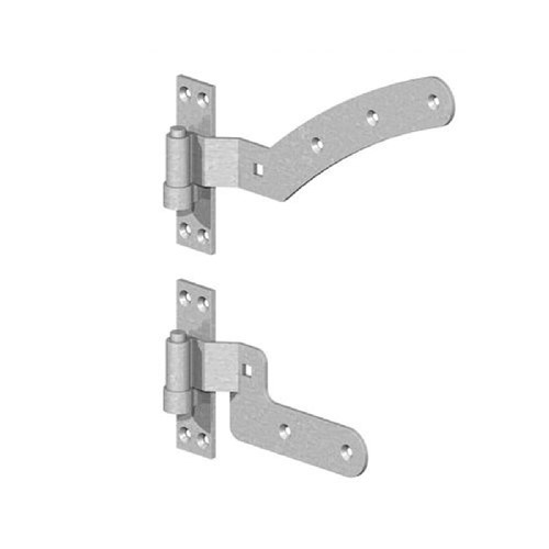 Gatemate 12" Curved Rail Hinge Kit - Left Handed -  Galvanised