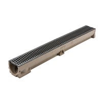 Aco RainDrain Polymer Concrete Channel & Cast Iron Grating