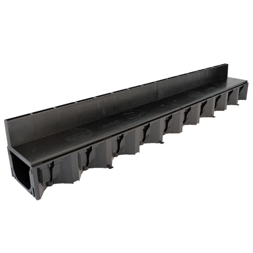 Aco 319561 HexDrain Brickslot Channel With Plastic Grate 1000 x 125 x 140mm