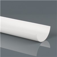 White Roundstyle 112mm x 4m Gutter (BR041W)