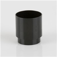 Black Round Down Pipe Connector 68mm (BR206B)