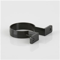 Black Round Downpipe Bracket 68mm (BR207B)