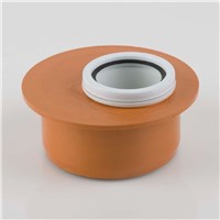 110mm x 50mm Waste Adaptor - Seal Accepts MuPVC Waste (B4501)