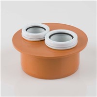 110mm x 32mm x 40mm Waste Adaptor - Seal Accepts MuPVC Waste (B4701)
