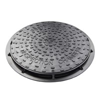 B6255  450mm Diameter Round Secured Plastic Cover (Driveway)