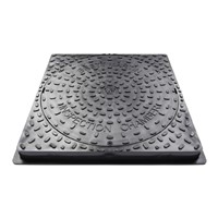 B6260  450mm Diameter Square Secured Plastic Cover (Driveway)