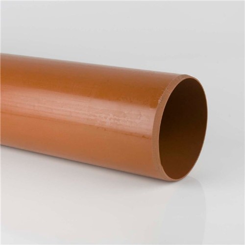 110mm x 3m Plain Ended Pipe