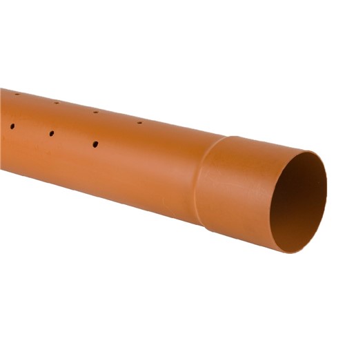 110mm x 6m Perforated Pipe