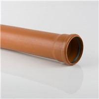 160mm x 3m Single Socket Pipe (B6603)