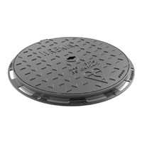 Wrekin SG Iron Solid Top Single Seal MHC&F B125 - 450mm Diameter