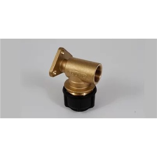 Philmac Wall Plate Elbow DZR - 20mm x ½”