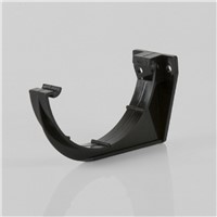 Black Roundstyle Gutter 112mm Multifix Fascia Bracket (BR043B)
