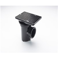 Roddable Gully 90 degree Outlet Rectangular Grid Single Socket (B1102)