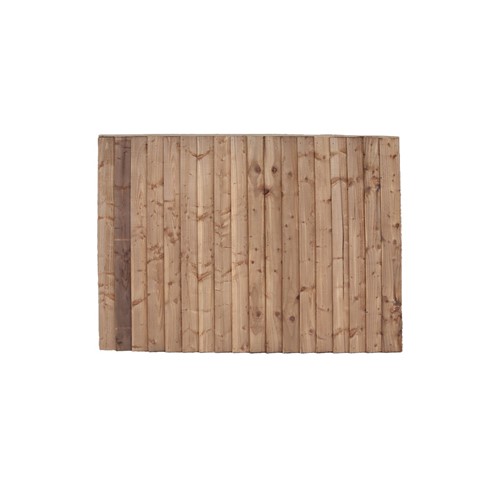 Closeboard Fence Panel 6' X 4' 6" (Heavy Duty With 3 Backing Rails)